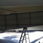garage-door-off-track ladder stage-7